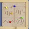 Flash Furniture Bright Beginnings Commercial Grade STEAM Wall Activity Board with Natural Finish and Multicolor Accents, Maze Motor Skills MK-ME14337-GG - alternate 4